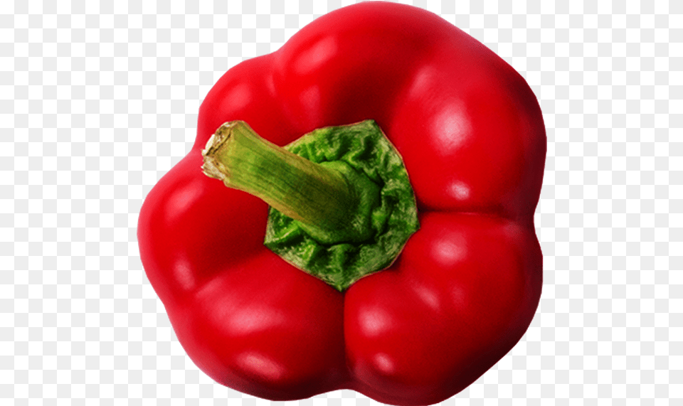 Download High Resolution Bell Pepper Top, Bell Pepper, Food, Plant, Produce Png Image