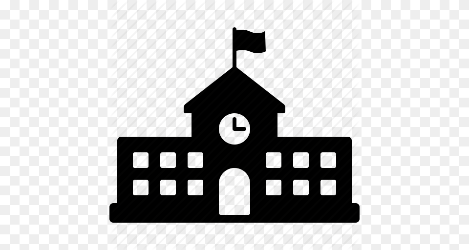 Download High School Icon Clipart High School Middle School, Architecture, Building, Clock Tower, Tower Free Transparent Png