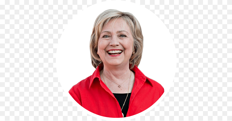 Download Hillary Clinton For Hillary Clinton White Background, Accessories, Smile, Portrait, Photography Free Png