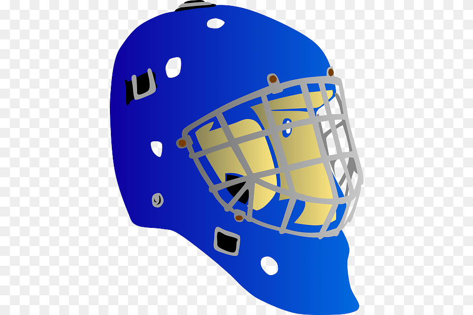 Download Hockey Goalie Mask Clipart Goaltender Mask Clip Art, Helmet, American Football, Football, Person Png Image