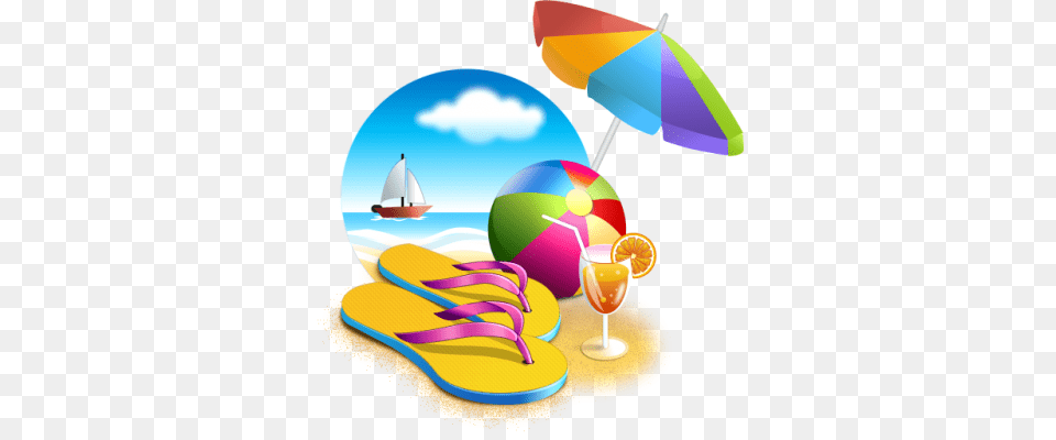 Download Holidays Transparent And Clipart, Summer, Clothing, Flip-flop, Footwear Png Image