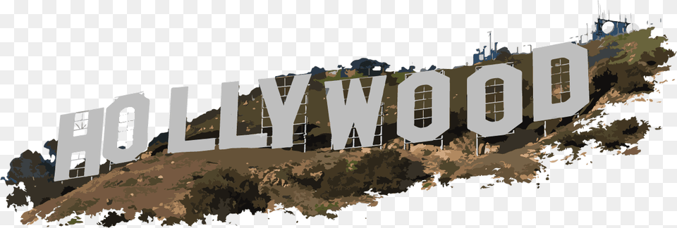 Download Hollywood Sign Clipart Hollywood Sign, Landmark, Hollywood Sign Png