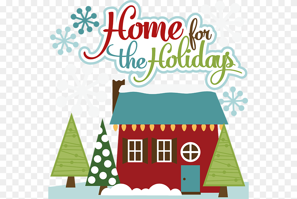 Download Home For The Holidays Clip Art Clipart Christmas Tree, Neighborhood, Advertisement, Outdoors, Nature Free Png