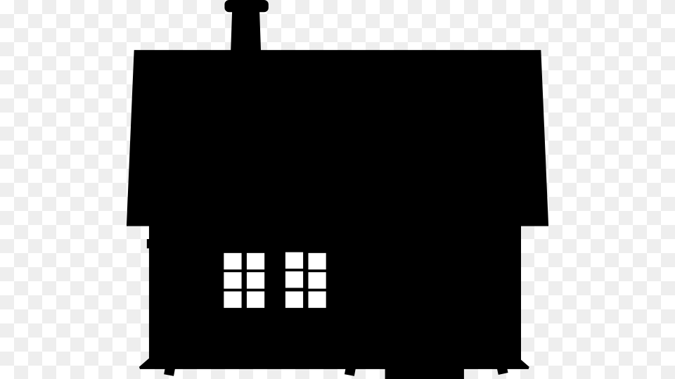 Download Home Hd Hq Freepngimg House Silhouette Transparent, Architecture, Rural, Outdoors, Nature Png Image