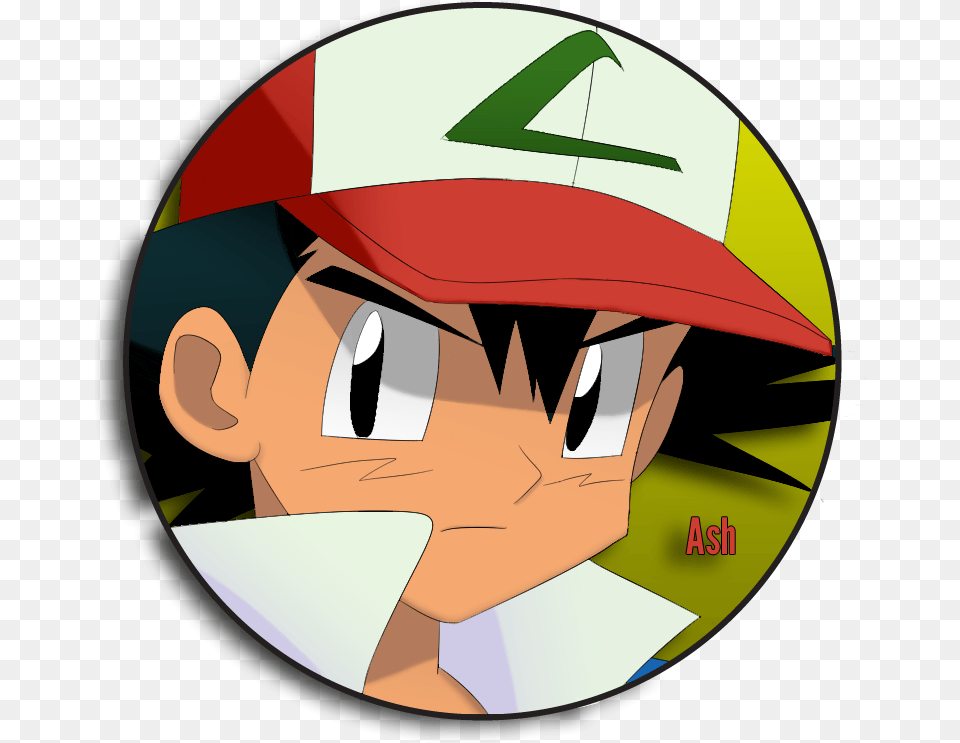 Download Home Pin Back Buttons Pokemon Ash Pokemon Ash Logo, Disk, Dvd, Person, Face Png