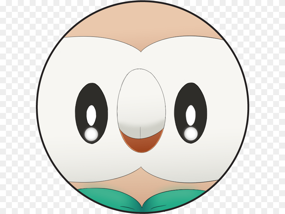 Download Home Pin Back Buttons Pokemon Rowlet Dot, Disk Free Png