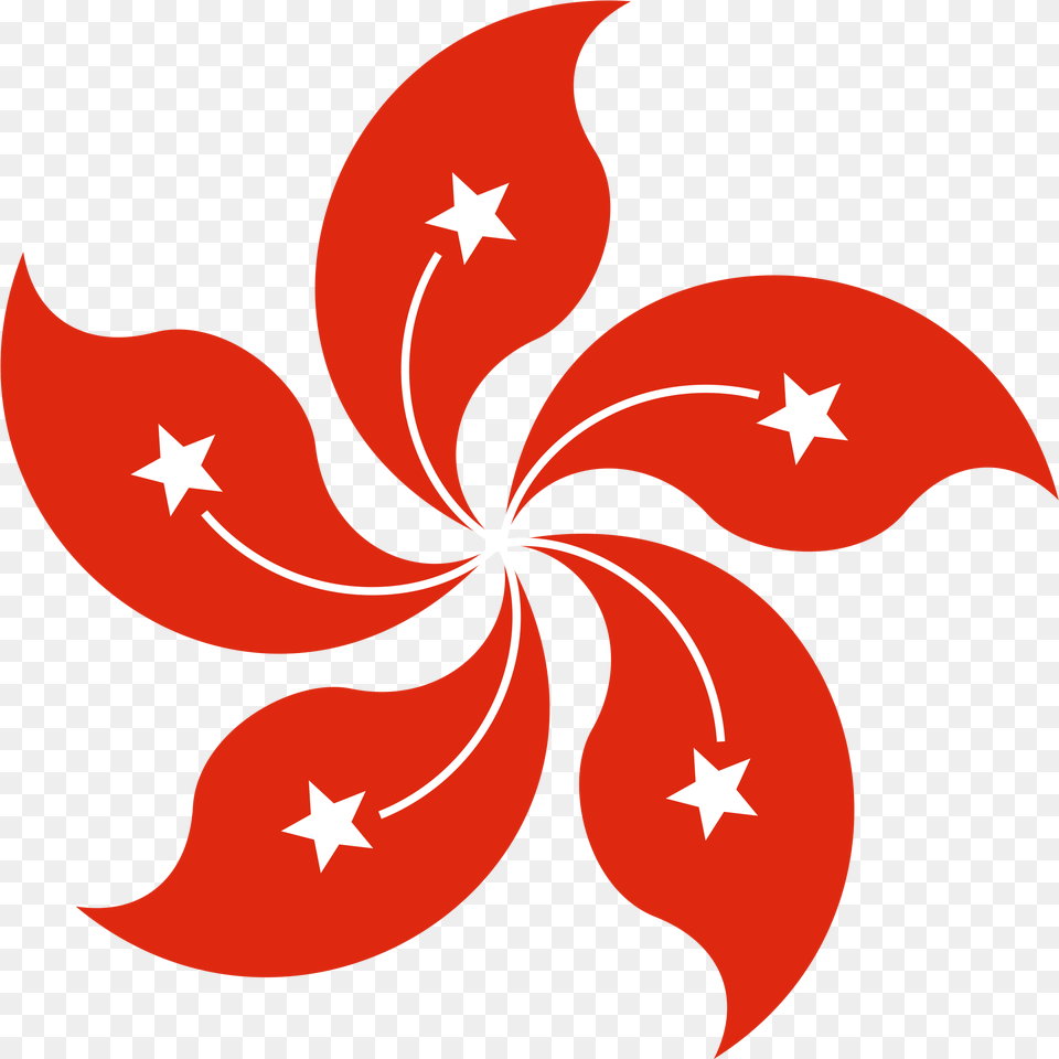 Download Hong Kong Logo Flower Hong Kong Symbol, Art, Floral Design, Graphics, Leaf Free Png