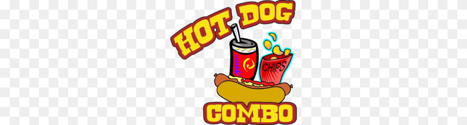Download Hot Dog Combo Clipart Hot Dog Fast Food Clip Art, Dynamite, Weapon Free Transparent Png