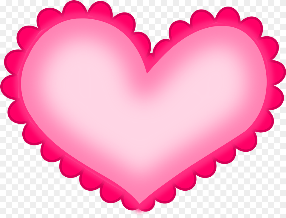 Download Hot Pink Heart Hd Hq Pink Heart Clipart, Birthday Cake, Cake, Cream, Dessert Png Image