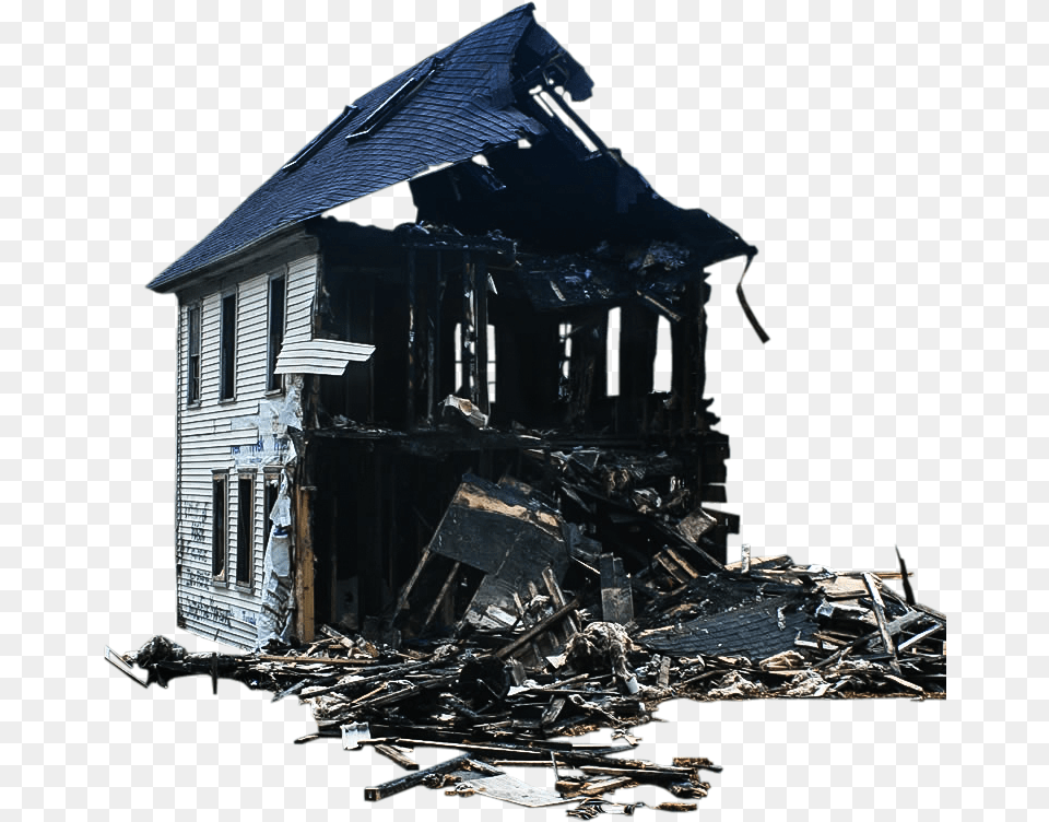 Download House Share Burnt Image Hq Clipart Burnt House, Architecture, Building, Nature, Outdoors Free Transparent Png