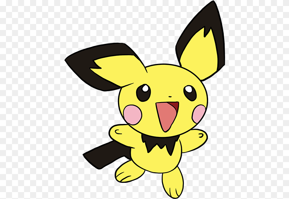 How To Draw Pichu Pokemon Pichu, Baby, Person, Face, Head Free Png Download