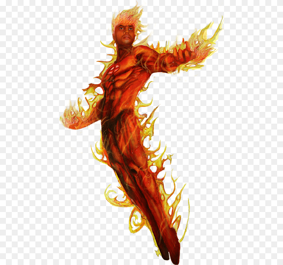 Download Human Torch Picture For Designing Projects Human Torch, Person, Art, Face, Head Free Transparent Png