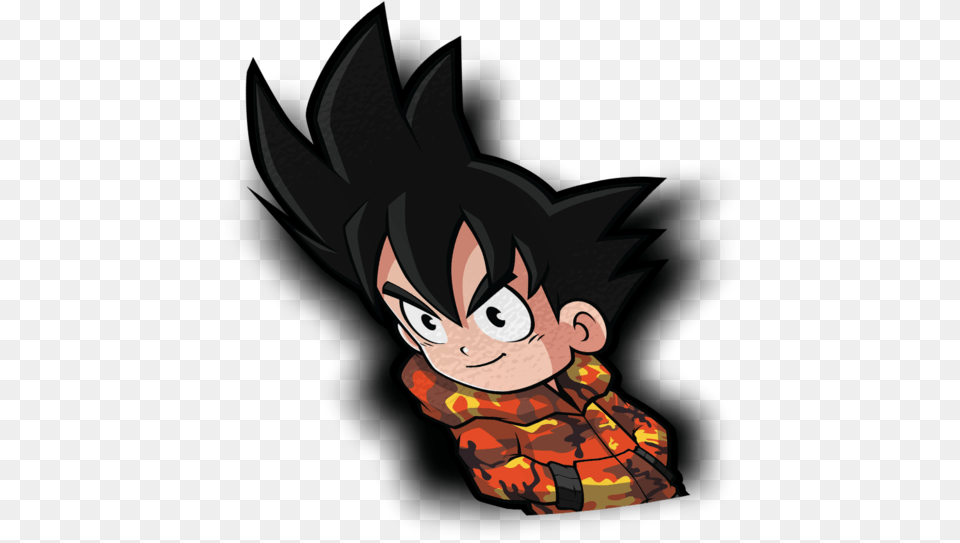 Download Hypebeast Goku Peeker Sticker Anime Hypebeast, Baby, Person, Face, Head Png Image