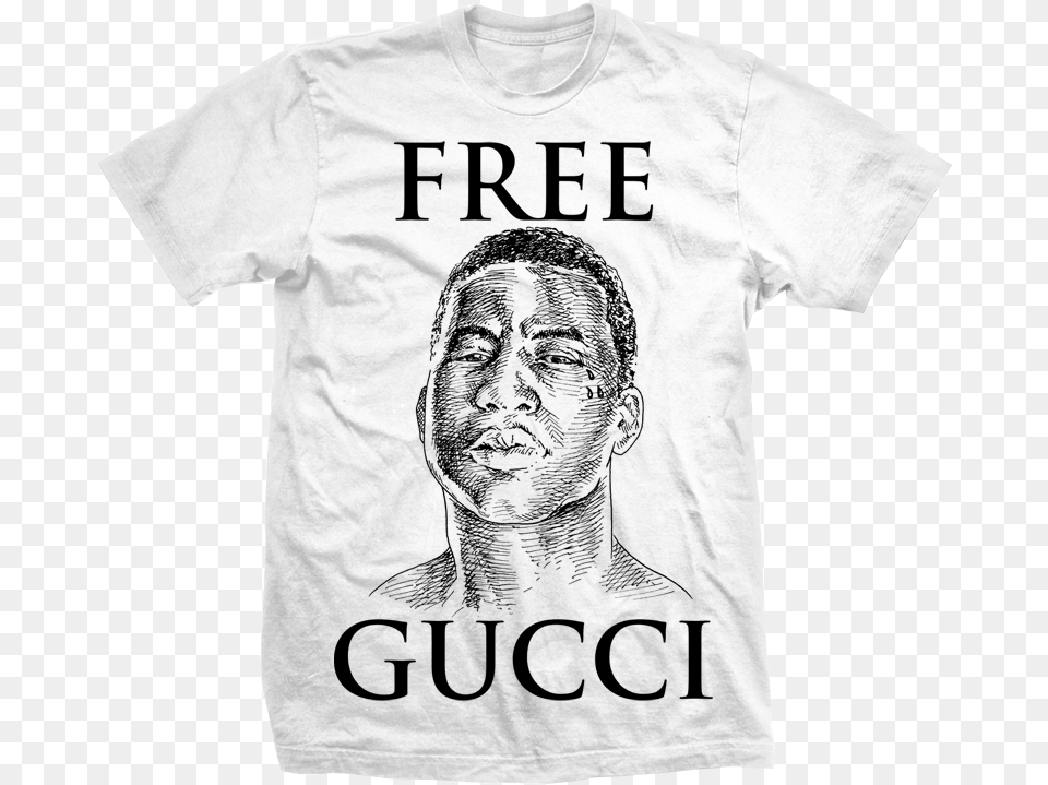 I Love Gucci Mane And Iu0027m Not Afraid To Admit It Gucci T Shirt, Clothing, T-shirt, Adult, Male Free Png Download