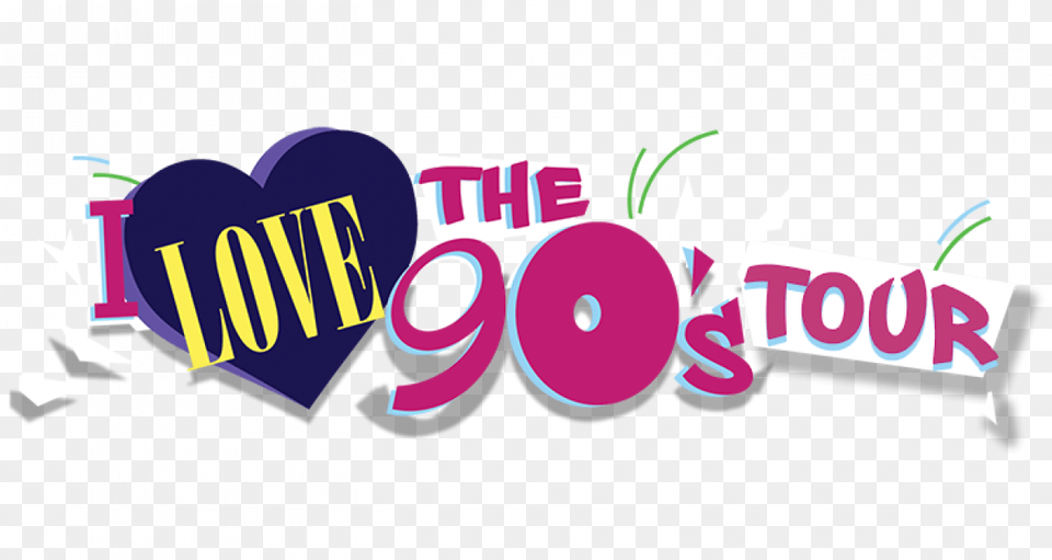 Download I Love The 90s Tour Logo1 Graphic Design, Art, Graphics, Logo, Dynamite Free Transparent Png