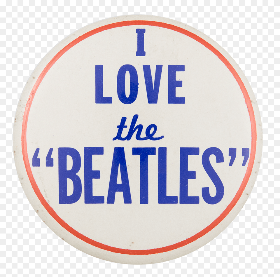 Download I Love The Beatles Heart Buttons Button Museum Love The Beatles Pin, Badge, Logo, Symbol, Sign Free Transparent Png