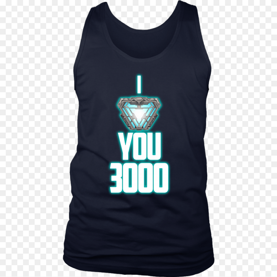 Download I Love You 3000 Shirt For Robert Doweny Jr Active Portable Network Graphics, Clothing, Tank Top, T-shirt Png Image