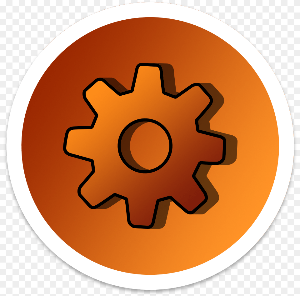 Download I Made A Minimalistic Factorio Icon, Machine, Gear Free Transparent Png