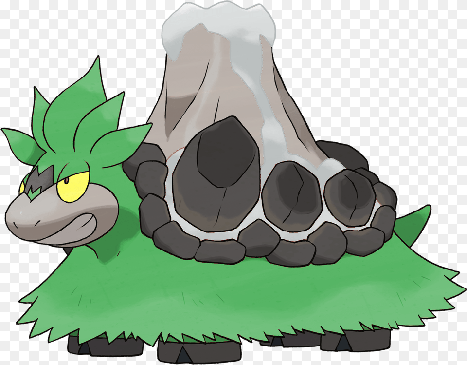 I Recolored Mega Camerupt In The Style Of Pokemon Camerupt Mega Evolution, Green, Plant, Tree, Leaf Free Png Download