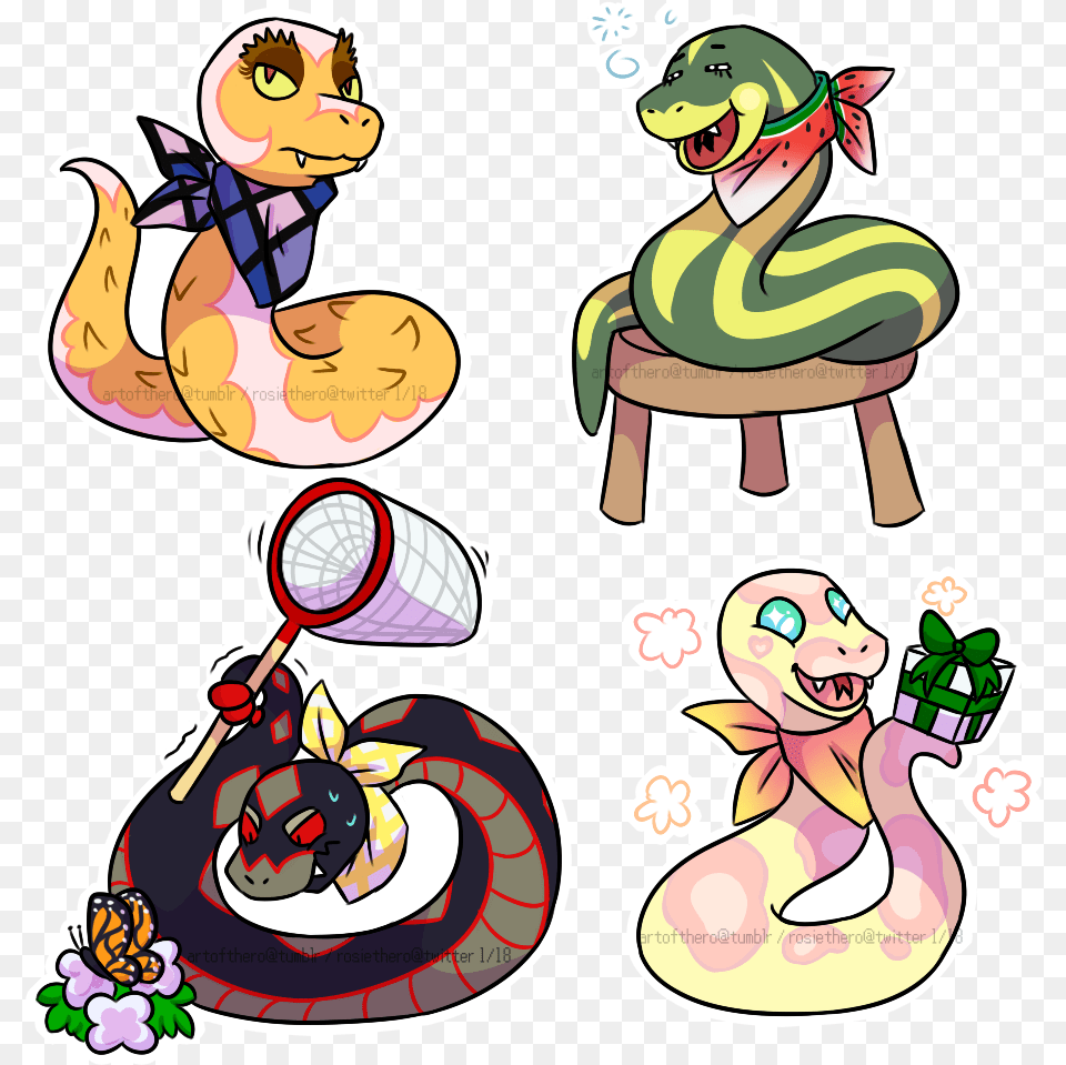 Download I Rly Want Snake Villagers Pl Animal Crossing Snake Villager, Book, Comics, Publication, Baby Png Image