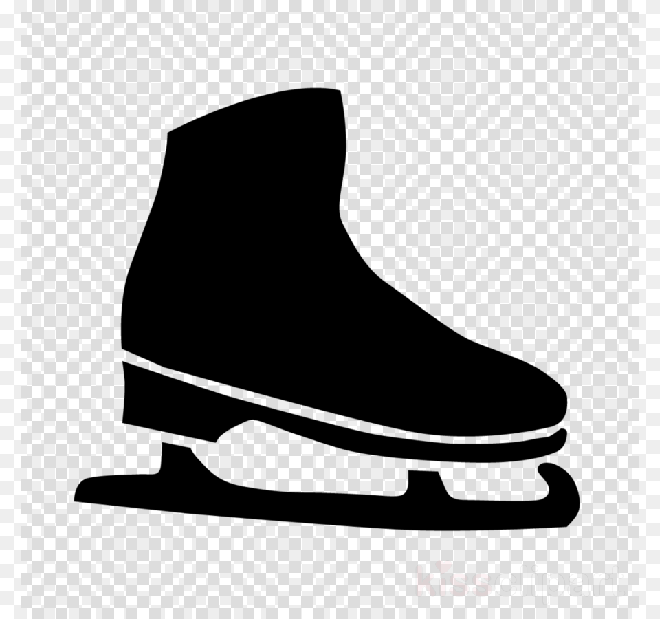 Ice Skate Clipart Ice Skates Ice Skating Shoe Print No Background Free Png Download
