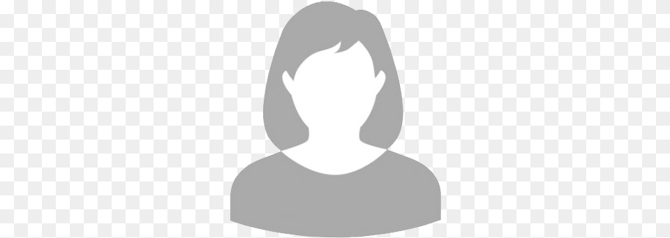 Download Icon Female Vectors Blank Facebook Profile Picture Female, Silhouette, Clothing, Hood, Stencil Free Png