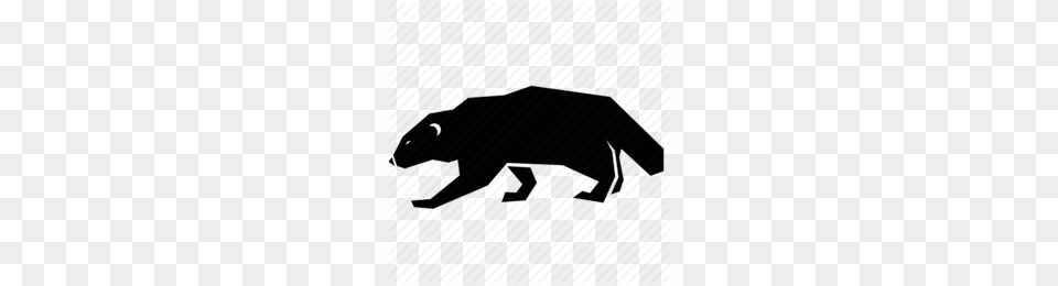 Download Icon Of Animal Clipart Wolverine Computer Icons, Silhouette, Mammal, Wildlife Free Png