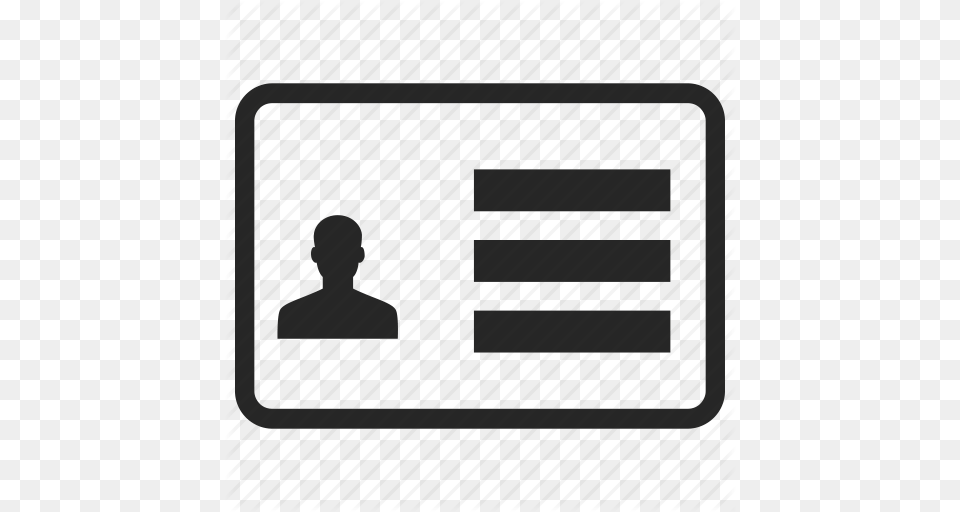 Download Id Document Icon Clipart Identity Document Document, Gate, Sticker, Person, Text Png Image