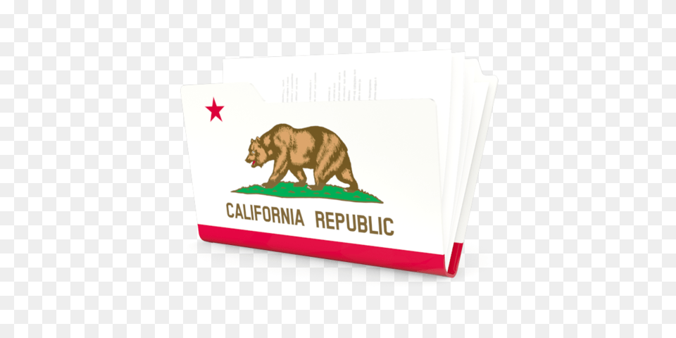 Download Illustration Of Flag New California Republic Flag, Animal, Bear, Mammal, Wildlife Png