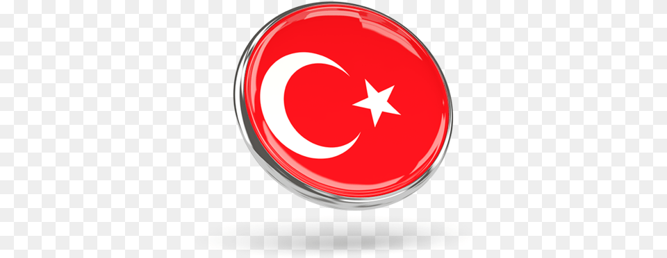 Illustration Of Flag Turkey Circle, Emblem, Symbol, Logo, Clothing Free Png Download