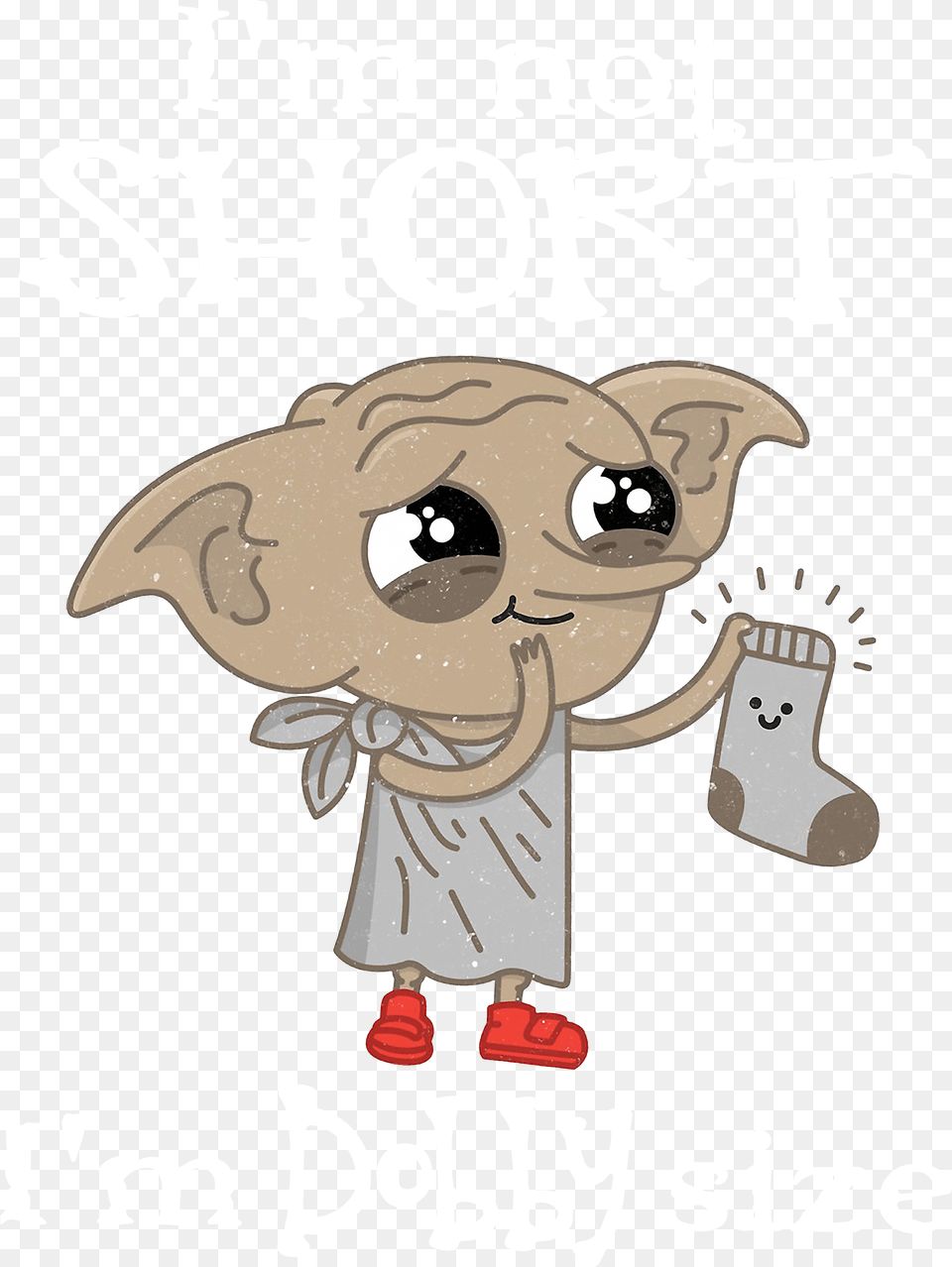 Download Im Not Short Dobby Size Love You More Than Dobby Loves Socks, Book, Publication, Face, Head Free Transparent Png
