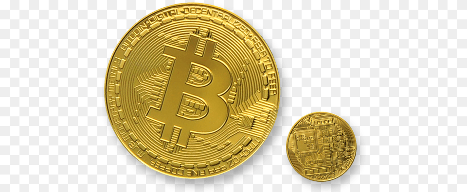 Image Bitcoin Real Gold Coin Full Size Monedas De Bitcoin, Money, Accessories, Jewelry, Locket Free Png Download