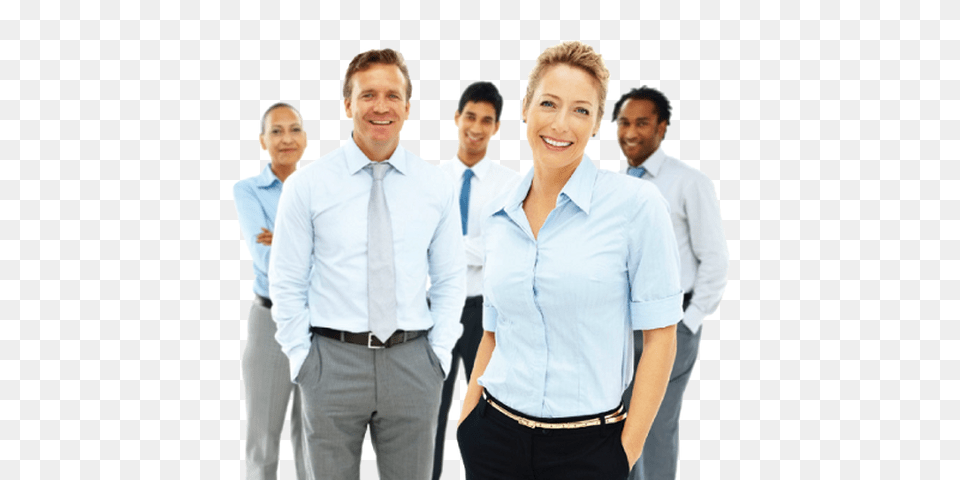 Image Business People Talking Image With Corporation People, Shirt, Long Sleeve, Clothing, Dress Shirt Free Png Download