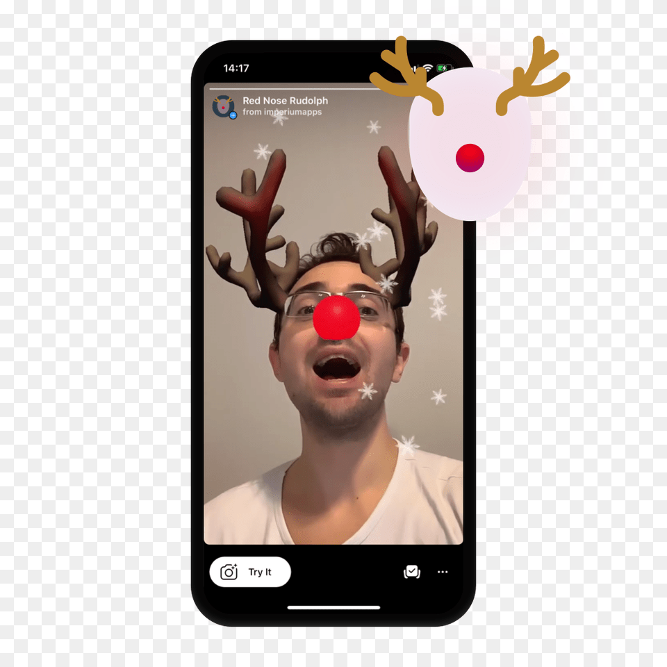 Download Image Module Christmas Instagram Filter, Phone, Electronics, Mobile Phone, Person Free Transparent Png