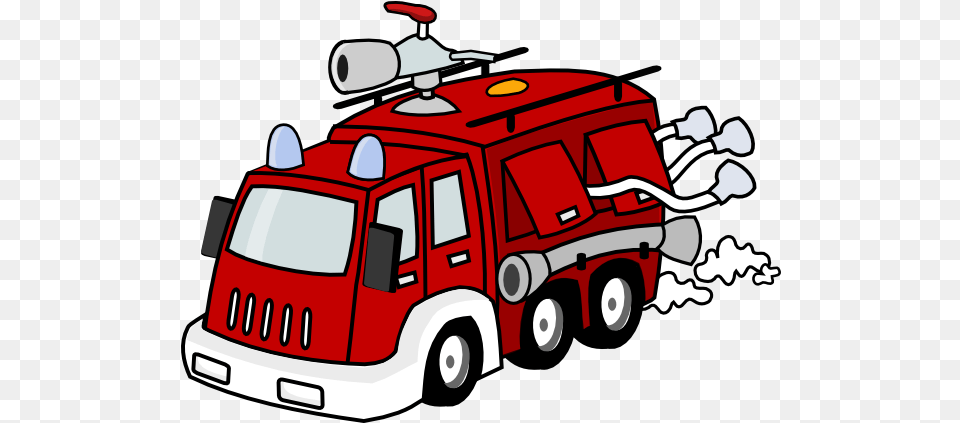 Download Image Of Ambulance 8 Truck Images Clipart Fire Truck Cartoon Gif, Transportation, Vehicle, Car, Fire Truck Free Transparent Png