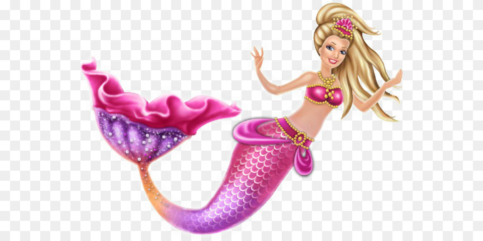 Download Images Barbie Mermaid, Figurine, Toy, Doll, Adult Free Png