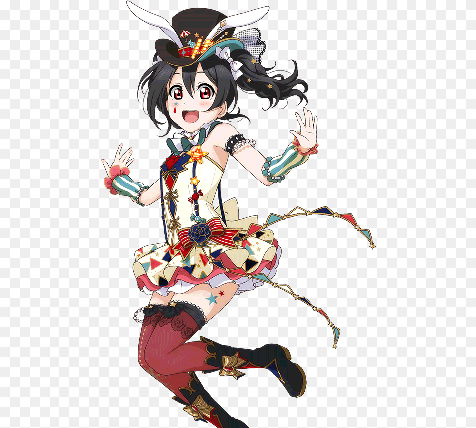 Download Images Love Live Circus Awakening Yazawa Nico Cosplay Costume, Book, Comics, Publication, Baby Png