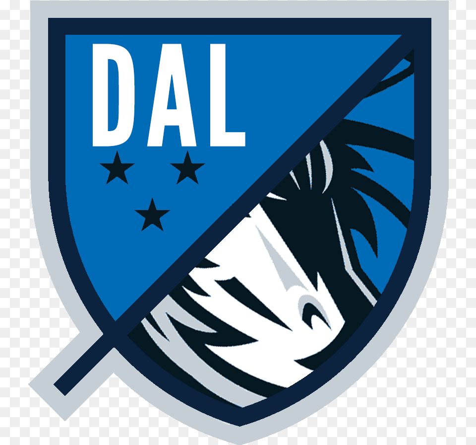 Download Imgur Sports Logo Crossover Nba Logos Audio Dallas Mavericks, Armor, Shield, Emblem, Symbol Free Transparent Png