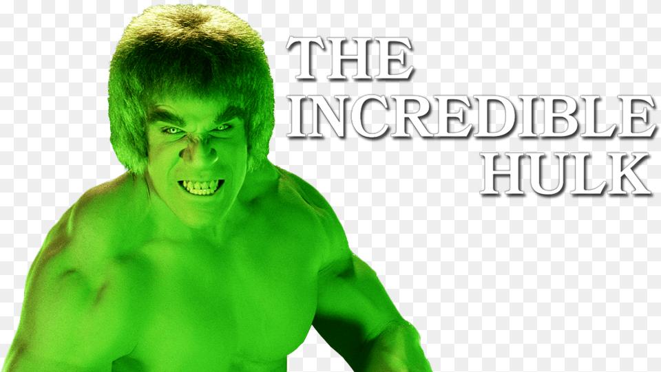 Download Incredible Hulk Tv Logo Hd, Adult, Person, Man, Male Free Png