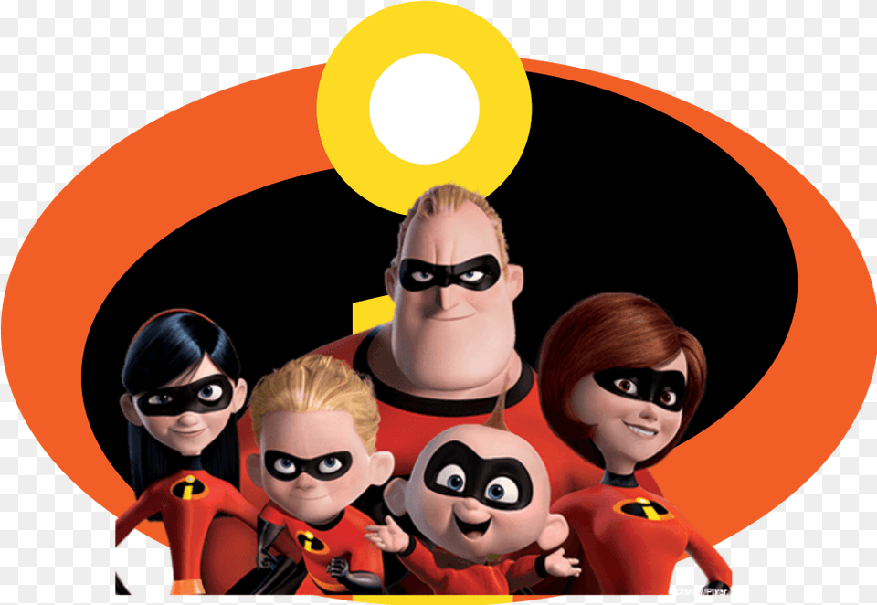 Incredibles Sticker Happy Birthday The Incredibles Jack Jack, Toy, Doll, Woman, Person Free Png Download