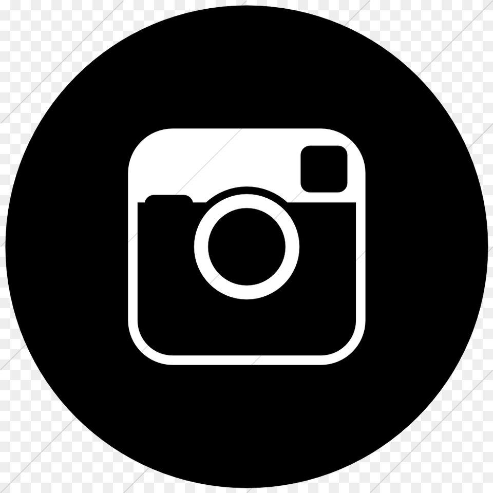 Download Instagram Icon Black Circle Clipart Circle Black Instagram Logo, Electronics, Camera, Digital Camera Png Image