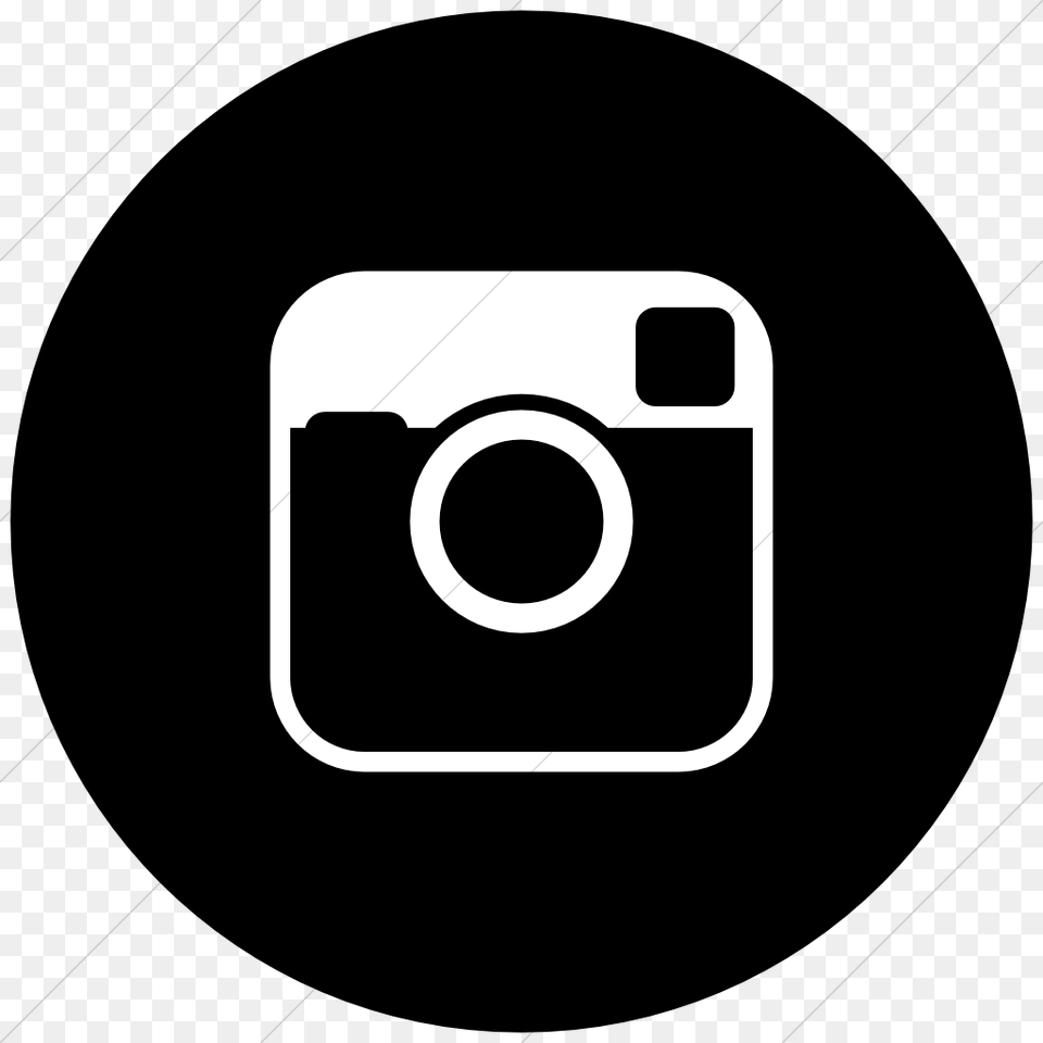 Download Instagram Icon Black Circle Clipart Computer Shopping Cart Icon Circle, Photography, Camera, Electronics, Disk Free Png