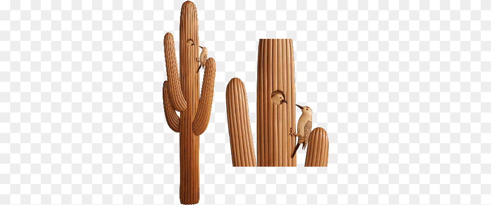 Download Intarsia Woodworking Pattern Plywood, Animal, Bird, Cactus, Plant Free Png