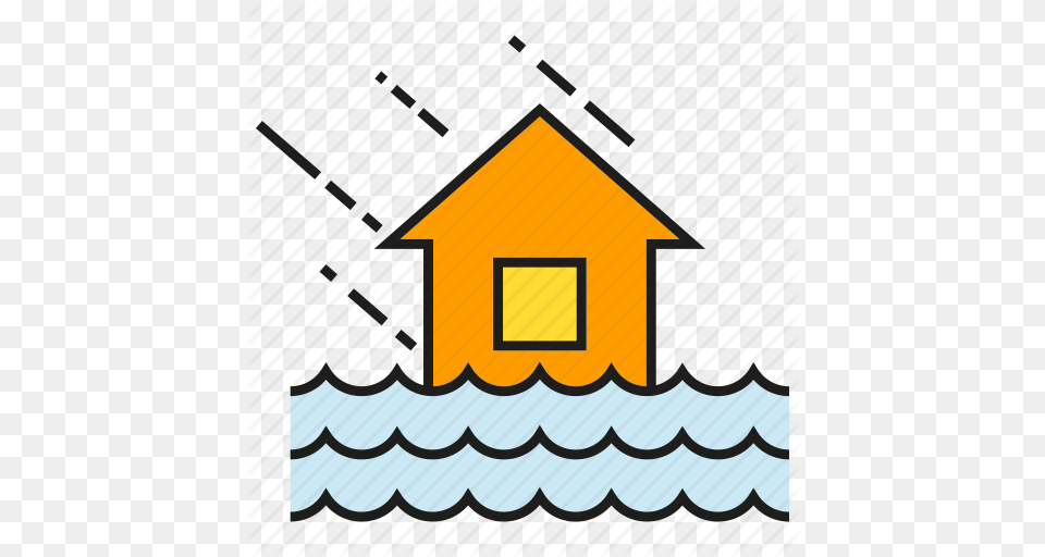 Inundation Icon Clipart Flood Computer Icons Clip Art, Architecture, Rural, Outdoors, Nature Free Png Download