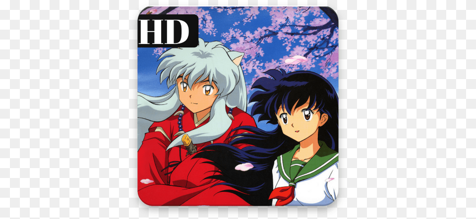 Download Inuyasha Wallpapers Hd Anime Inuyasha And Kagome, Book, Comics, Publication, Baby Free Png