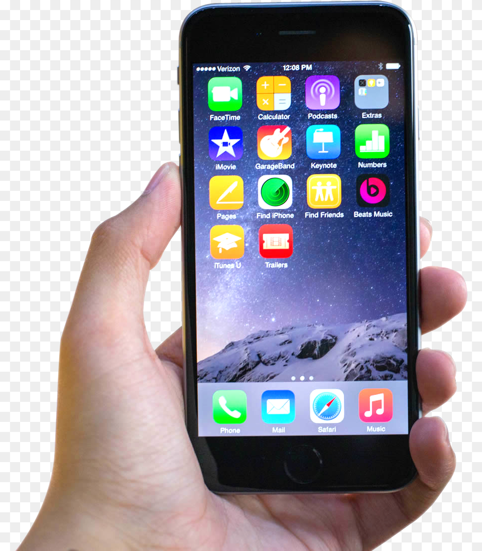 Download Iphone 6 Image For Iphone 6 Hand, Electronics, Mobile Phone, Phone Free Png