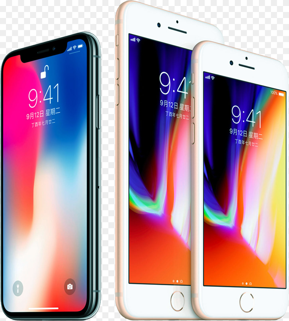 Download Iphone 8 And Iphone X, Electronics, Mobile Phone, Phone Png Image