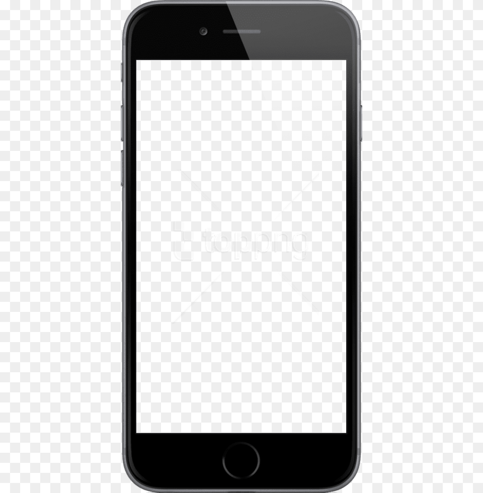 Download Iphone Black And White S Black Iphone 6 Transparent Background, Electronics, Mobile Phone, Phone Png Image