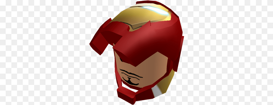 Download Iron Man Clipart Tony Stark Iron Man Mask Roblox, Helmet, Crash Helmet, Person, People Free Transparent Png