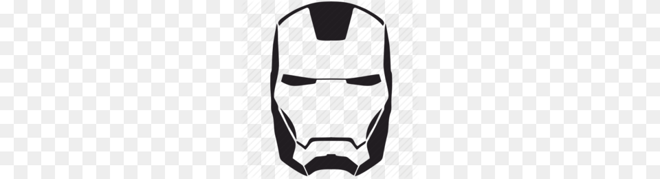 Download Iron Man Silhouette Clipart Iron Man Stencil Clip Art, Accessories, Jewelry, Necklace Png